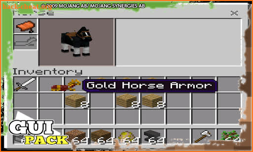 GUI Pack Mod to Minecraft PE screenshot