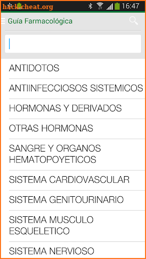 Guía Farmacológica screenshot