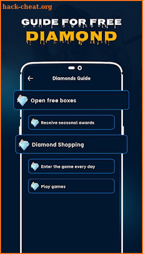 Guide and Diamonds for FF screenshot