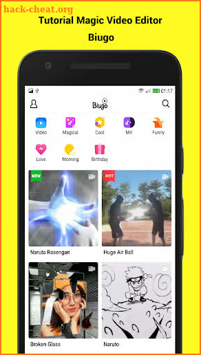 Guide Biugo + Cutout & Magic Effects Video Maker screenshot