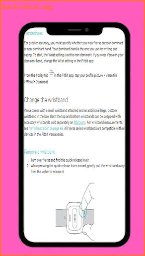 Guide Fitbit Versa 2 Watch screenshot