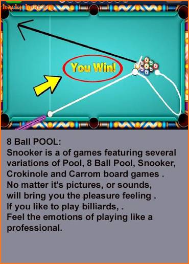 Guide for 8 Ball Pool- Guideline Tool 8 Ball screenshot