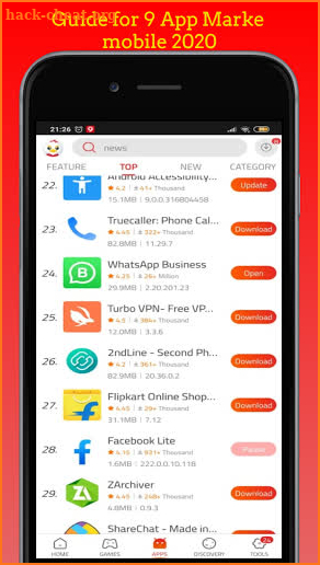 Guide for 9 App Market : Mobile Tips 202k screenshot