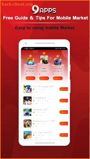 Guide for 9app Mobile Market screenshot