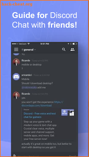 Guide for Discord Chat for Communities and Friends screenshot