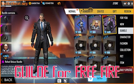 Guide For Free Fire 2019: Diamonds & AMMO screenshot