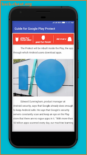 Guide for Google Play Protect screenshot