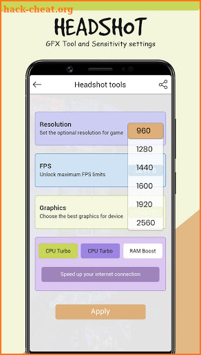 Guide for Headshot GFX Tool and Sensitivity screenshot