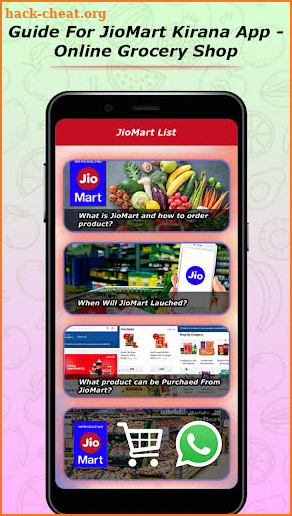 Guide For JioMart Kirana App - Online Grocery Shop screenshot