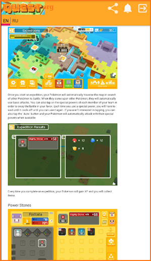 Guide for Pokemon Quest screenshot