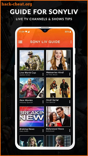 Guide for SonyLiv tv - Live TV Shows & Movies Tips screenshot