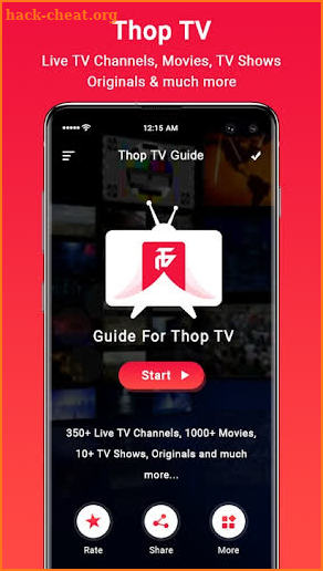 Guide For THOP TV - HD Live thoptv Guide screenshot