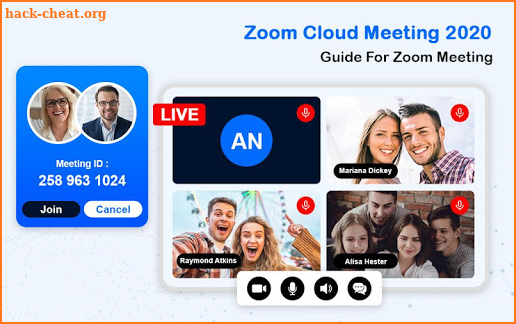 Guide For ZOOM Cloud Meetings Video Conference screenshot