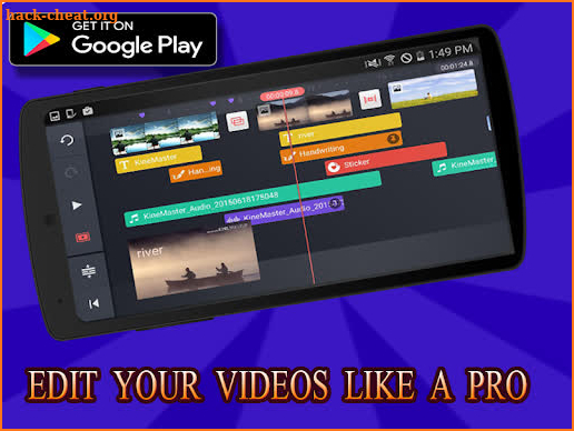 Guide Kinemaster Video Editing screenshot