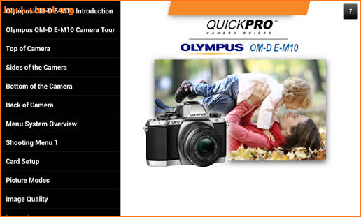 Guide to Olympus OM-D E-M10 screenshot