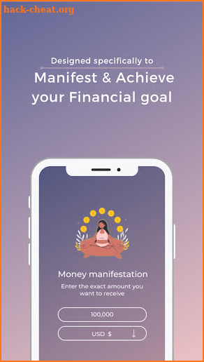 Guided Money Manifestation App screenshot