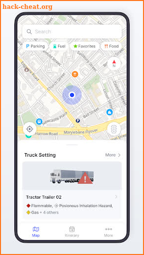 GuideMe Truck Navigation screenshot