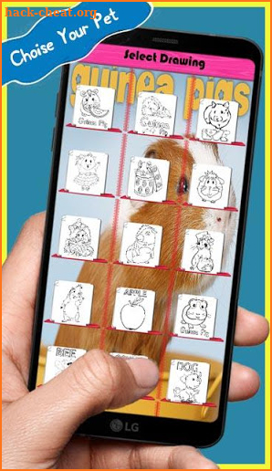 Guinea Pig Coloring Books : Paintbook screenshot