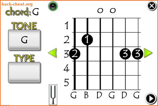 Guitar Chords Full screenshot