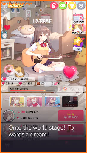 Guitar Girl : Relaxing Music Game screenshot