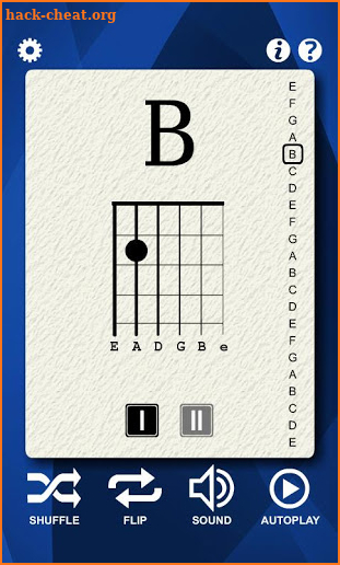 Guitar Notes Flash Cards screenshot