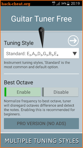 Guitar Tuner Free screenshot