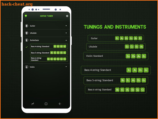 Guitar Tuner - Tuna Free screenshot