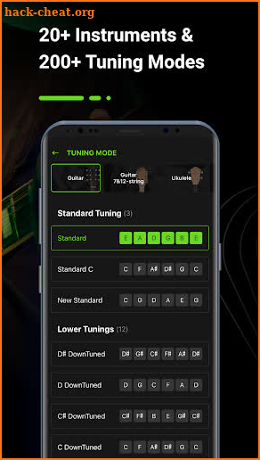 Guitar Tuner, Ukulele Bass: GuitarTunio screenshot