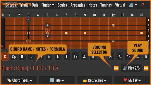 Guitarist's Reference Pro screenshot