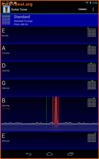 GuiTune - Guitar Tuner! screenshot