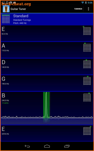 GuiTune - Guitar Tuner! screenshot