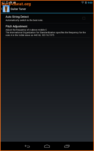 GuiTune - Guitar Tuner! screenshot