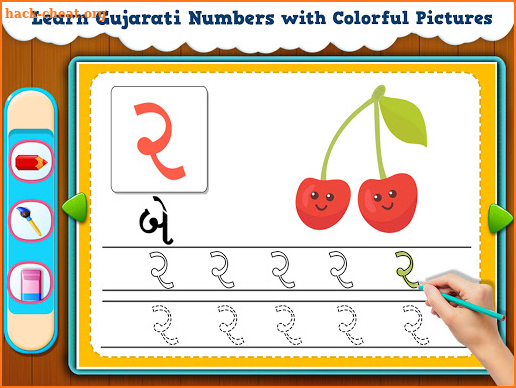 Gujarati For Kids - Read & Write Numbers 1-100 screenshot