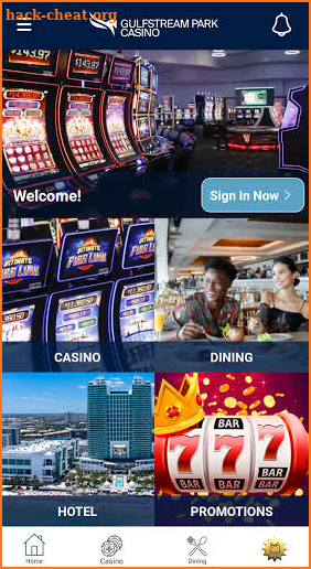 Gulfstream Park Casino Rewards screenshot