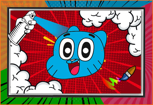 Gumballl & Darwin's Coloring Book screenshot