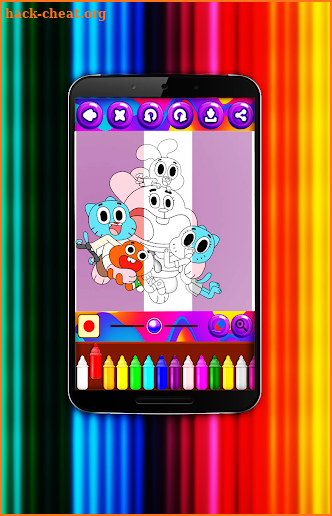 Gumballl Coloring Book for Darwin screenshot