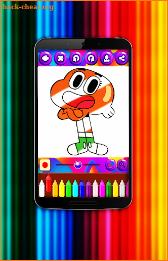 Gumballl Coloring Book for Darwin screenshot