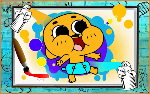 Gumballl : Coloring for Darwin screenshot