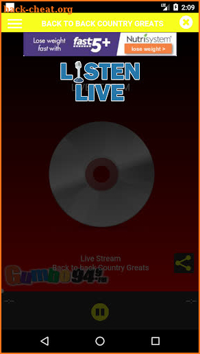 Gumbo 94.9 screenshot