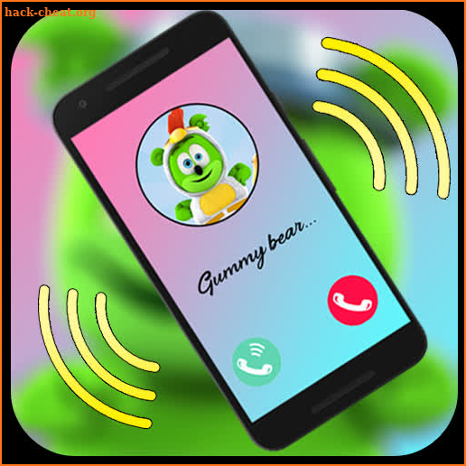 Gummy bear calling game screenshot