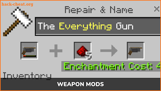 Gun mod for Minecraft PE screenshot