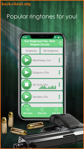 Gun Ringtones Free - Best Weapon Sounds screenshot