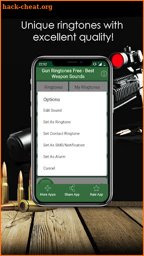 Gun Ringtones Free - Best Weapon Sounds screenshot