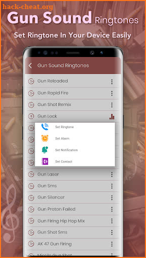 Gun Sound Ringtone screenshot