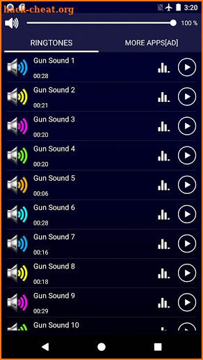 Gun Sound Ringtones and Wallpapers screenshot