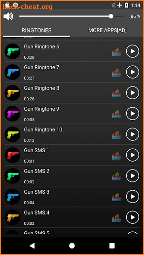 Gun Sounds Ringtones screenshot