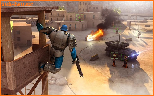 Gunner vs Robots Grand War-Royale Battlefield screenshot