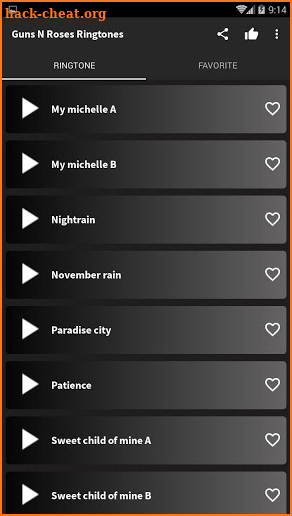 Guns N' Roses Ringtones Free screenshot