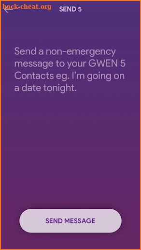 GWEN Alert screenshot