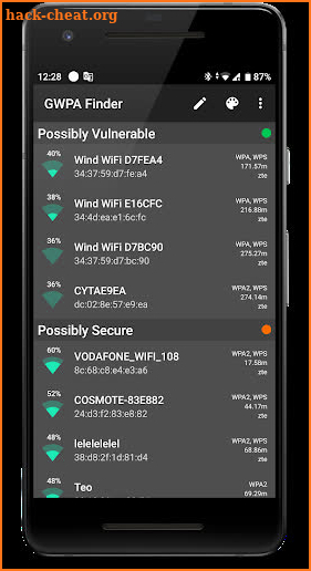 GWPA Finder screenshot